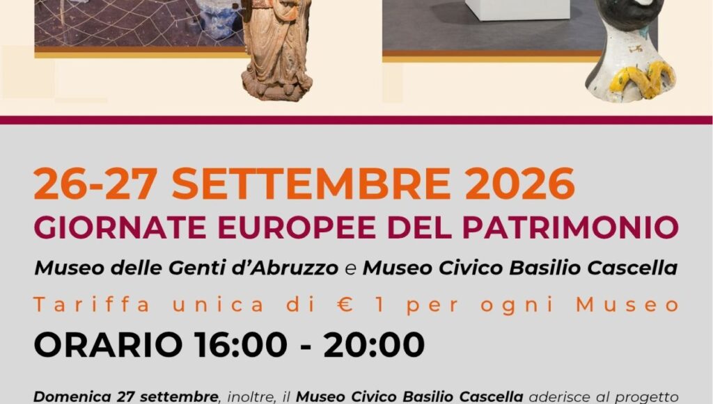 Giornate Europee del Patrimonio 2026